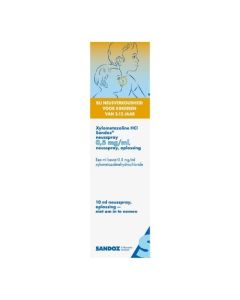 Sandoz Xylometazoline 0.5mg/ml Nasal Spray 10ml