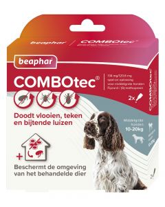 Beaphar Combotec Dogs 10-20 kg 2 Pipettes