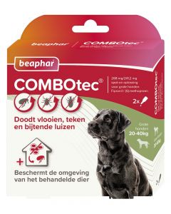 Beaphar Combotec Dogs 20-40 kg 2 Pipettes