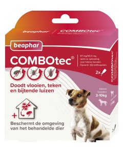 Beaphar Combotec Dogs 2-10 kg 2 Pipettes