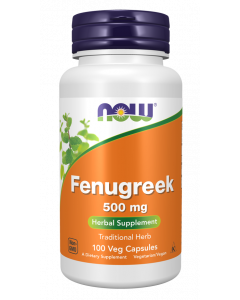 NOW Fenugreek 500 mg 100 capsules