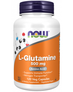 NOW L-Glutamine 500 mg 120 capsules