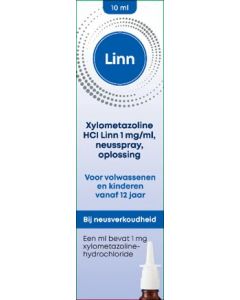 Linn Xylometazoline 1mg/ml Nosespray 10ml