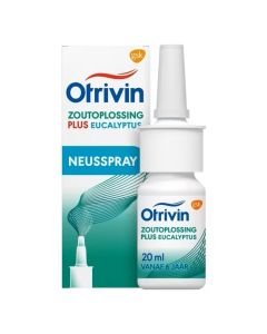 Otrivin Nasal Spray Saline solution plus eucalyptus 20 ml