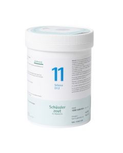 Schussler zout pfluger nr 11 Silicea D12 1000 Tabletten Glutenvrij