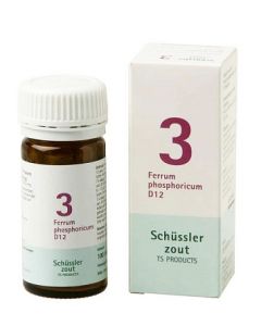 Schussler Salts Pflüger Nr 03 | Ferrum phosphoricum D12 | 100 Tablets | Gluten Free