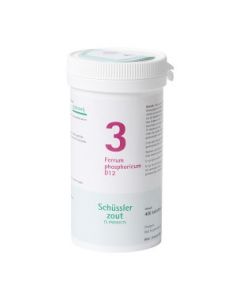 Schussler Salts Pflüger Nr 03 | Ferrum phosphoricum D12 | 400 Tablets | Gluten Free